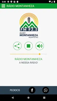 Rádio Montanheza FM 93.5 android App screenshot 0