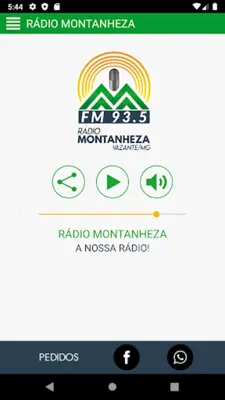 Rádio Montanheza FM 93.5 android App screenshot 1